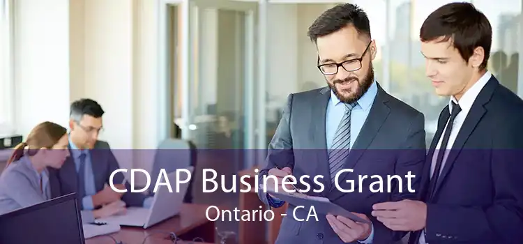 CDAP Business Grant Ontario - CA